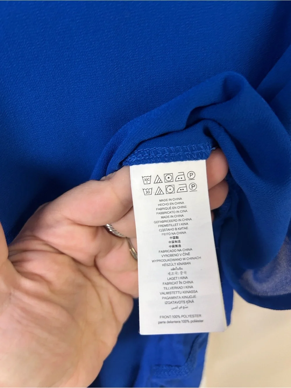 Michael Kors Blue Tunic Top